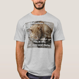 Hemlösa katter tee shirt