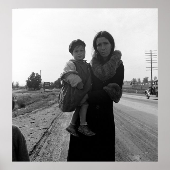 Hemlösa mor och barn - 1939 poster (Framsidan)