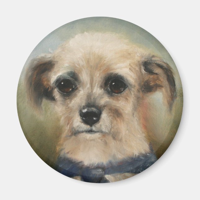 Hemlösa Terrier Magnet (Framsidan)