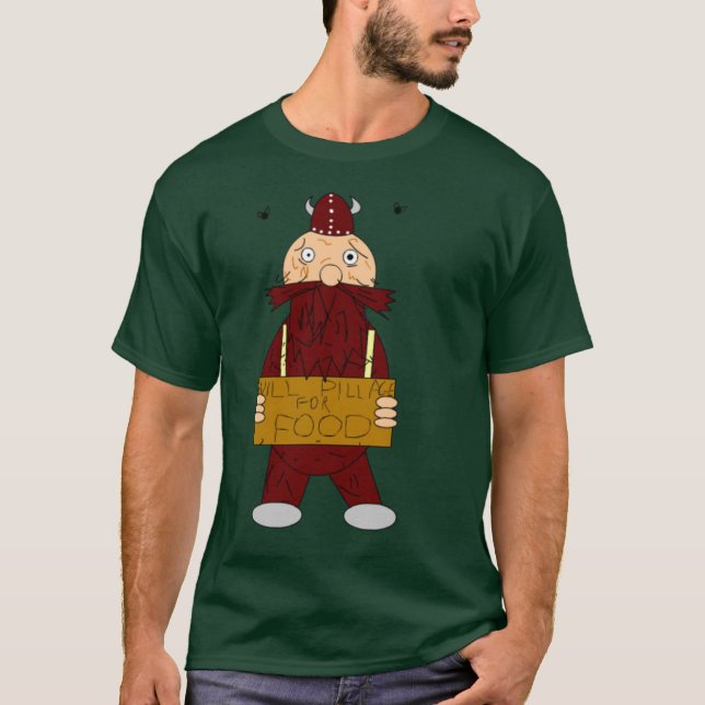 hemlösa viking t-shirt (Framsida)