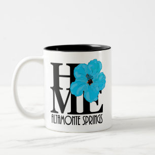 HEMMA Altamonte Vår blue hibiscus 11oz Två-Tonad Mugg