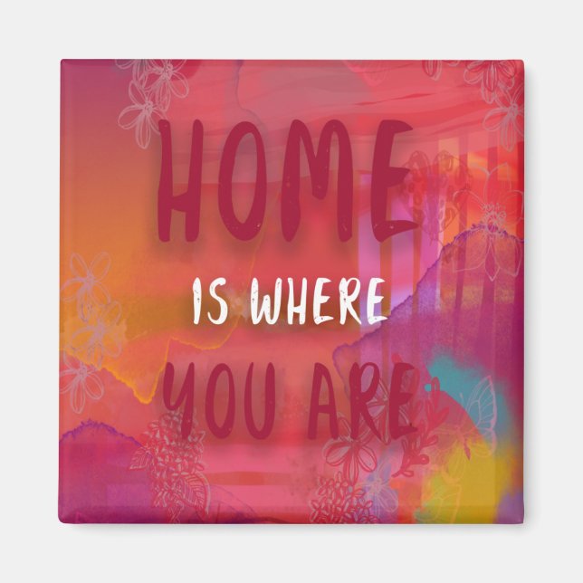 Hemma är där du har magnet (Framsidan)