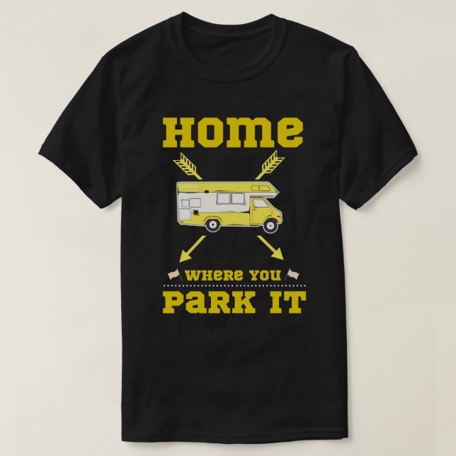 HEMMA ÄR DÄR DU PARLAMENTERAR IT-VÄLLIGHETEN T SHIRT (Design framsida)