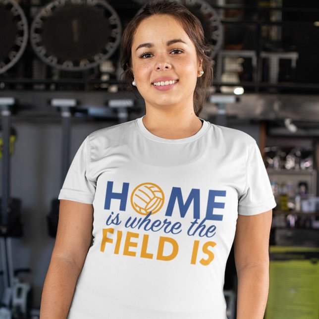 Hemma är där fältet är t shirt (Home Is Where The Field Is T-Shirt)