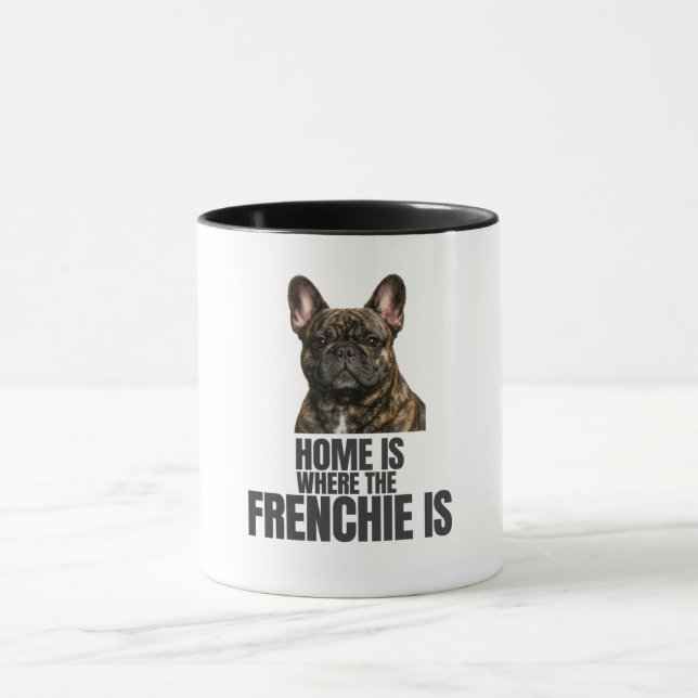 Hemma är där Frenchien är -mugg Mugg (Center)
