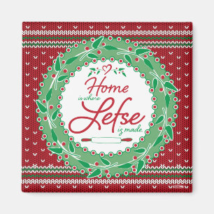 Hemma är där Lefse är gjort! Magnet