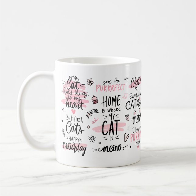 Hemma Är Där Min Katt Är Mugg | Vi Är Alla Muggar (Vänster)
