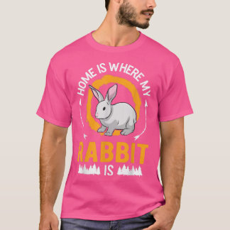 Hemma är min kanin.  t shirt