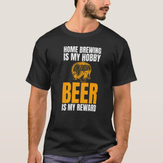 Hemma är mitt hobbyöl mitt bakåtskämt t shirt