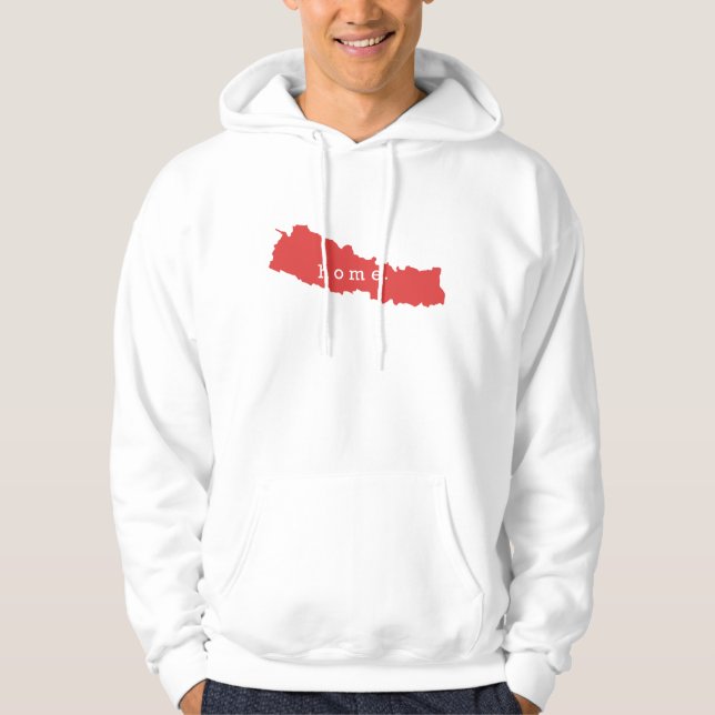 Hemma är Nepal  Hoodie (Framsida)