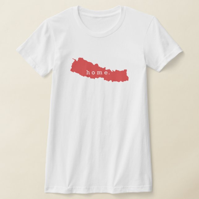 Hemma är Nepal T Shirt (Laydown)