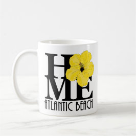 HEMMA Atlantic Beach Gult Hibiscus 11oz Kaffemugg
