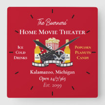 Hemma Biograf Popcorn Klappbräda Film