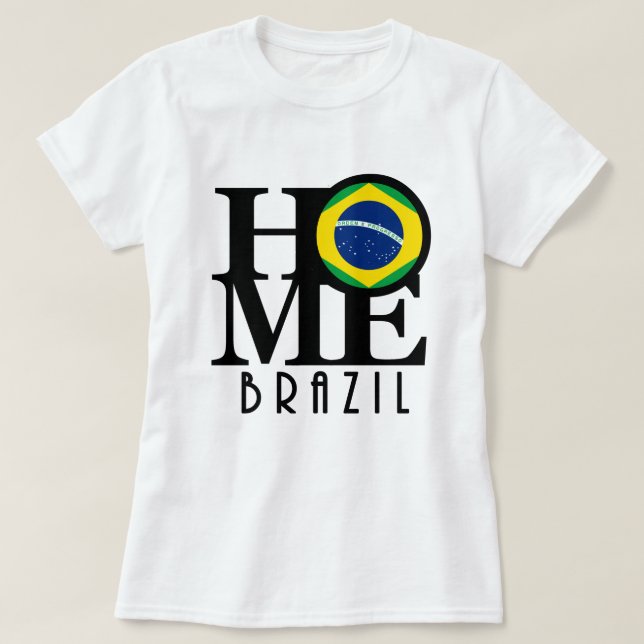 HEMMA Brasilien (frontskrift) T Shirt (Design framsida)