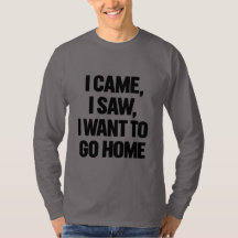 Hemma-bundna Motto Typography T-shirt