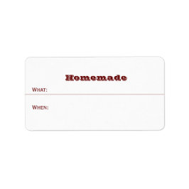 Hemma Canning Homemade Mason Burk Lid Dated Food Adressetikett