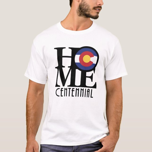 HEMMA Centennial Colorado (framskrift) T Shirt (Framsida)