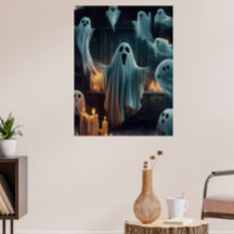 Hemma Fladdermus Halloween Poster