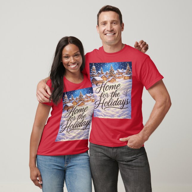 'Hemma för helgdagar' T-Shirt (Unisex)