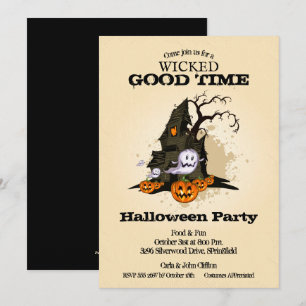 Hemma halloween-inbjudningar