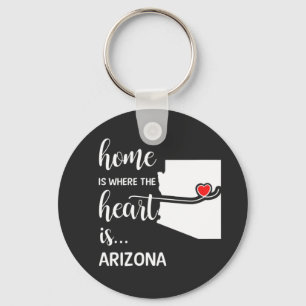 Hemma hos Arizona är hjärtat Nyckelring