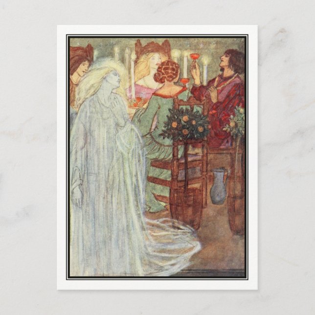 Hemma hos Florence Harrison Vykort (Framsida)