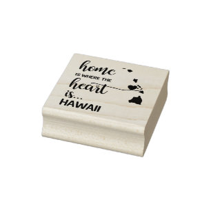 Hemma hos Hawaii är hjärtat Stämpel