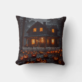 Hemma hus - Halloween Kudde
