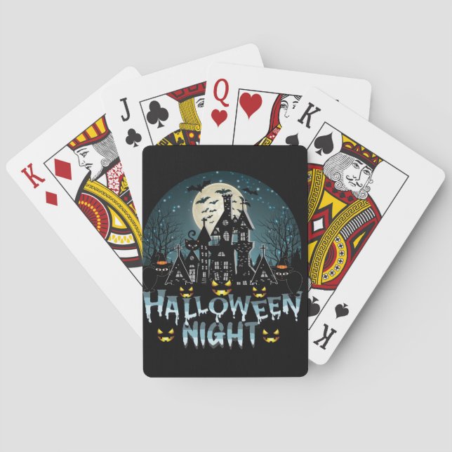 Hemma hus, Scary Halloween Natt Casinokort (Baksidan)