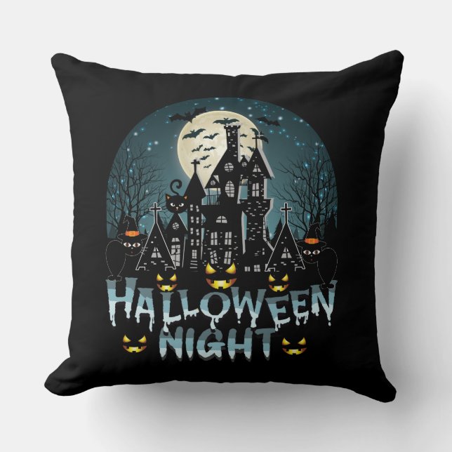 Hemma hus, Scary Halloween Natt Kudde (Framsida)