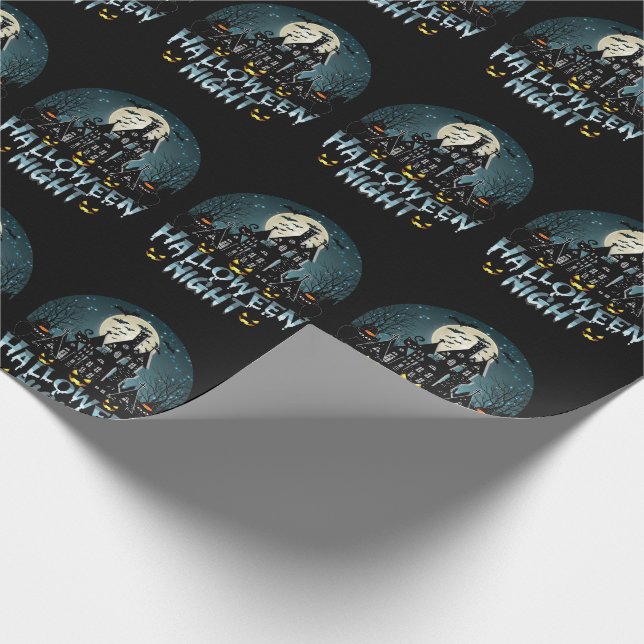 Hemma hus, Scary Halloween Natt Presentpapper (Hörn)