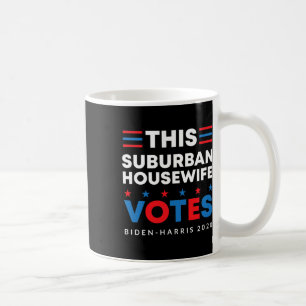 Hemma i förorter: Biden Harris 2020 Feminis Kaffemugg