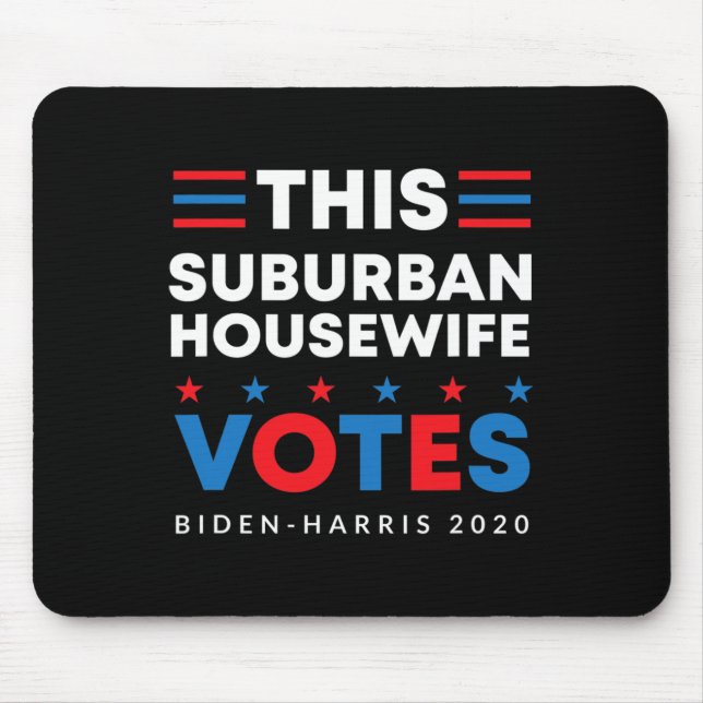 Hemma i förorter: Biden Harris 2020 Feminis Musmatta (Framsidan)