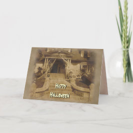 Hemma i Halloween Kort