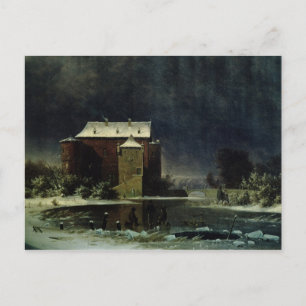 Hemma i Snö, 1848 Vykort