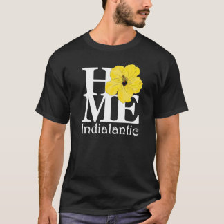 HEMMA Indialantisk Gult Hibiscus (Front Print) T Shirt