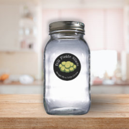 Hemma Inläggning Dillpickel Etikett