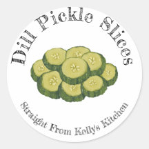Hemma Inlaggningsaffär Dill Pickles Matetikett