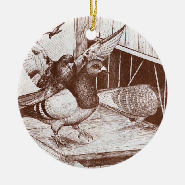 Hemma Julgransprydnad Keramik (Framsidan)