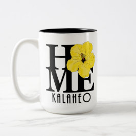HEMMA Kalaheo-Gulten Hibiscus 15oz Två-Tonad Mugg