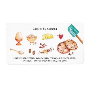 Hemma Köks Bageri Mat Ingrediens Kakor Fraktsedel