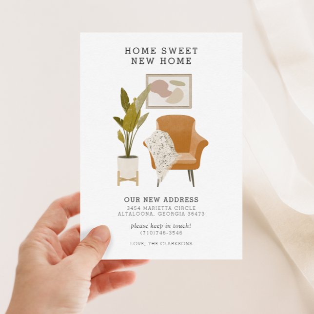 Hemma Ljuva Nya Hem Flyttinbjudan Inbjudningar (Skapare uppladdad)