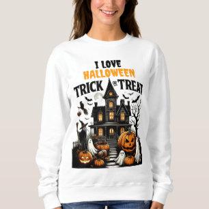 Hemma med pumpor och spöken! t shirt
