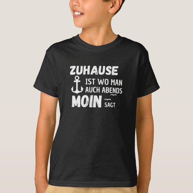 Hemma Moin North German Lighthouse Anchor T Shirt (Framsida)