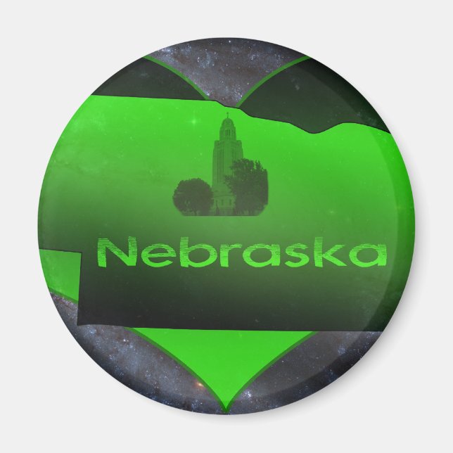 Hemma Nebraska Magnet (Framsidan)