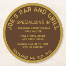 Hemma Pub ynlig Underlägg