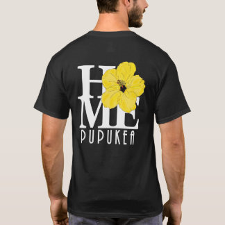 HEMMA Pupukea-Gult Hibiscus (återutskrift) T Shirt