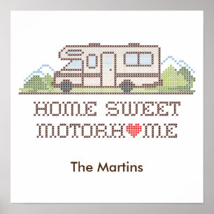 Hemma, sötmotor - Poster
