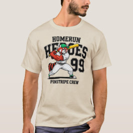 Hemma Springa Heroes, rödpanda-besättning T Shirt