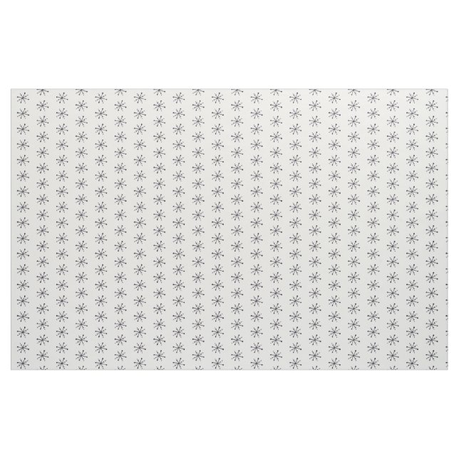 Hemma stil Snowflake Tyg (Fat Quarter)